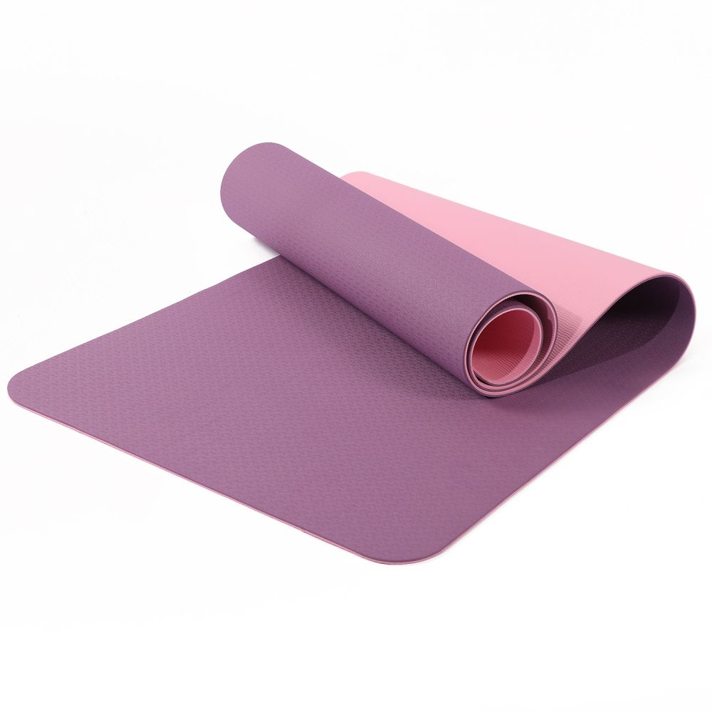 TPE Two-Color Thickened Non-Slip Yoga Mat Extended Fitness Mat Soundproof Jump Rope Floor Mat Home Dance Mat Wholesale - 10