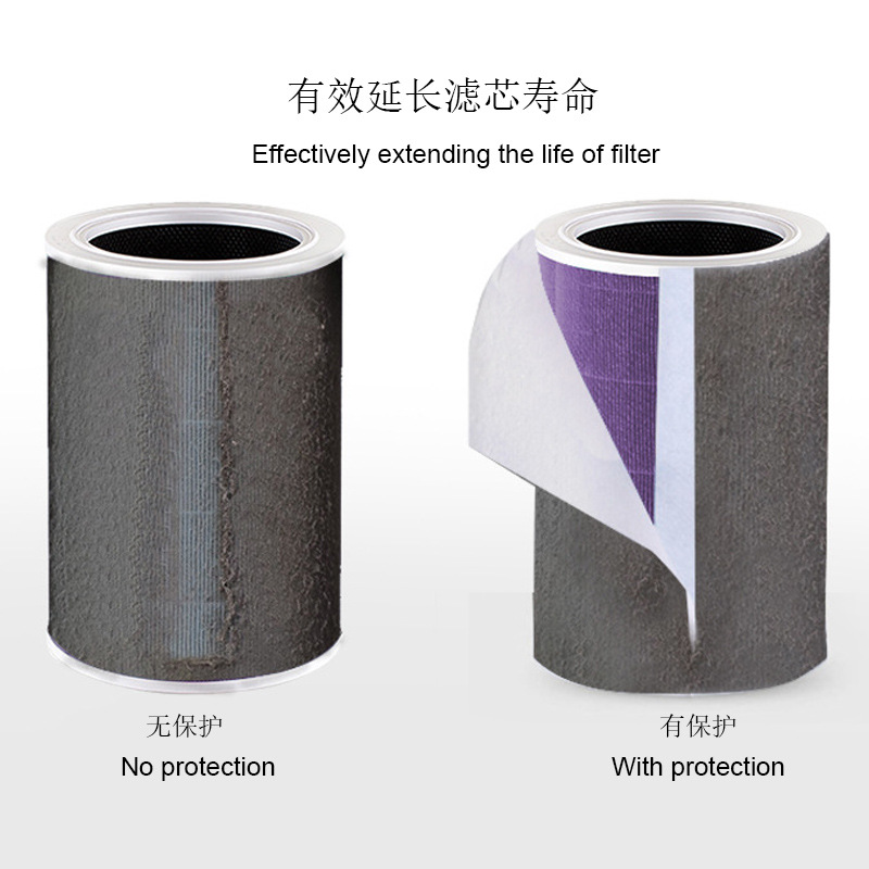 Air purifier filter element filter cotton, filters dust, powder and hair, extends the life of the filter element, PM2.5 needle-punched cotton