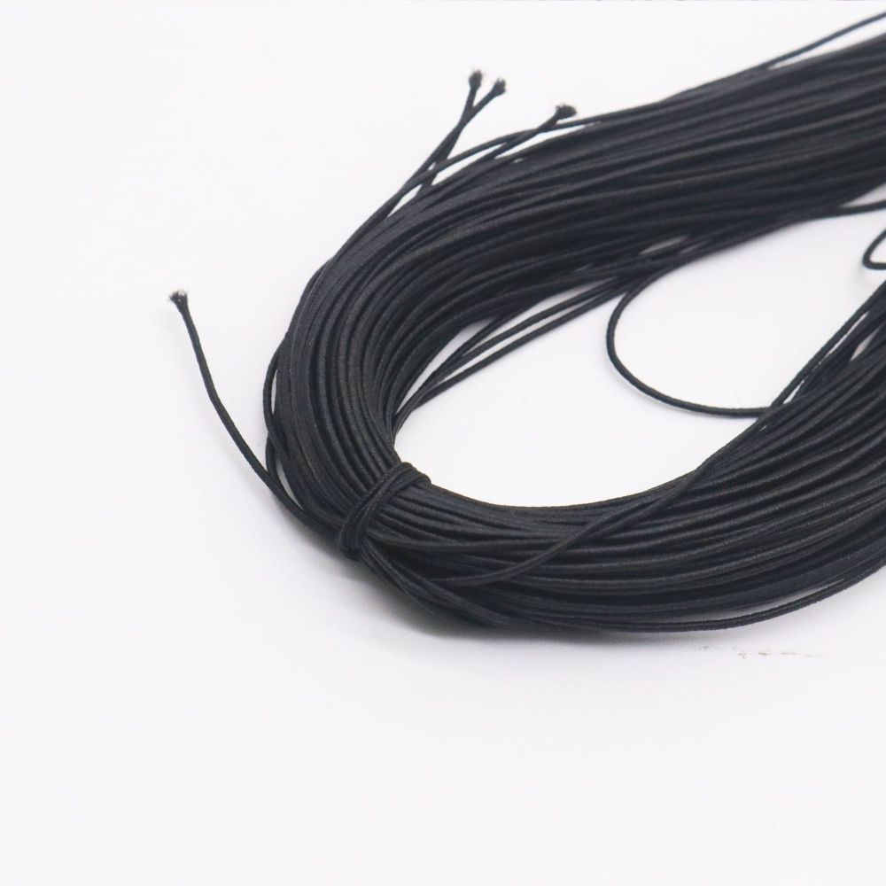 Outdoor Black and White High Elastic Round Elastic Rubber Band Luggage Trampoline Sports Multi-strand Latex Elastic Cord - 9