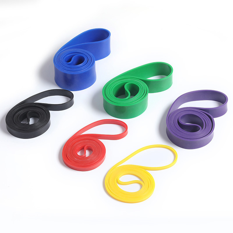 TPE Latex Resistance Bands Pull-up Assistance Loop Fitness Bands Elastic Cords Tension Bands - 6