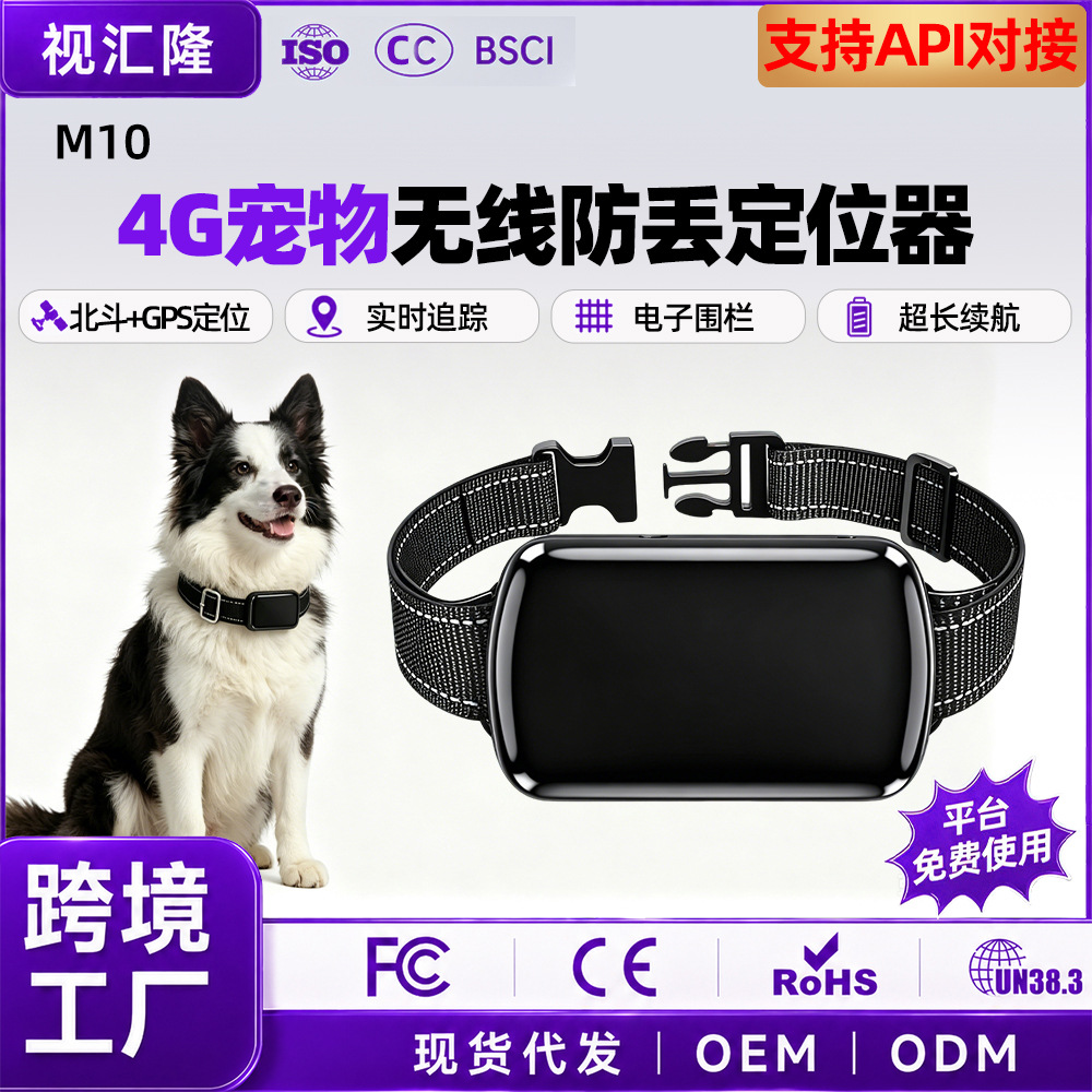 4G Beidou GPS takip cihazı M10 köpek ve kedi evcil hayvan tasması izleme cihazı kayıp önleyici IP68 su geçirmez - 1