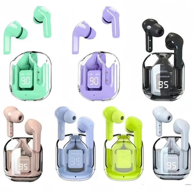 2025 Neuestes Modell Huaqiangbei transparente digitale Anzeige Bluetooth Kopfhörer der ersten Generation Sport AI31 High-Fidelity kabellose Ohrhörer HK6