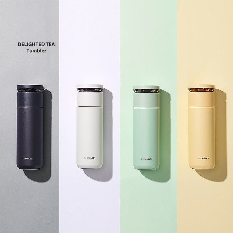 Lock&Lock LHC4285 Thermal Mug, 316 Stainless Steel, Tea Infuser, Portable