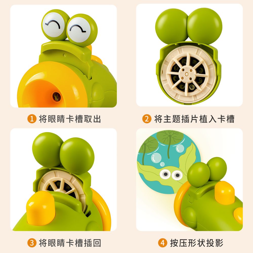 Educational Fun Projector Baby Sleep Story Machine Flashlight Slide Ceiling Projector Kids New Toy