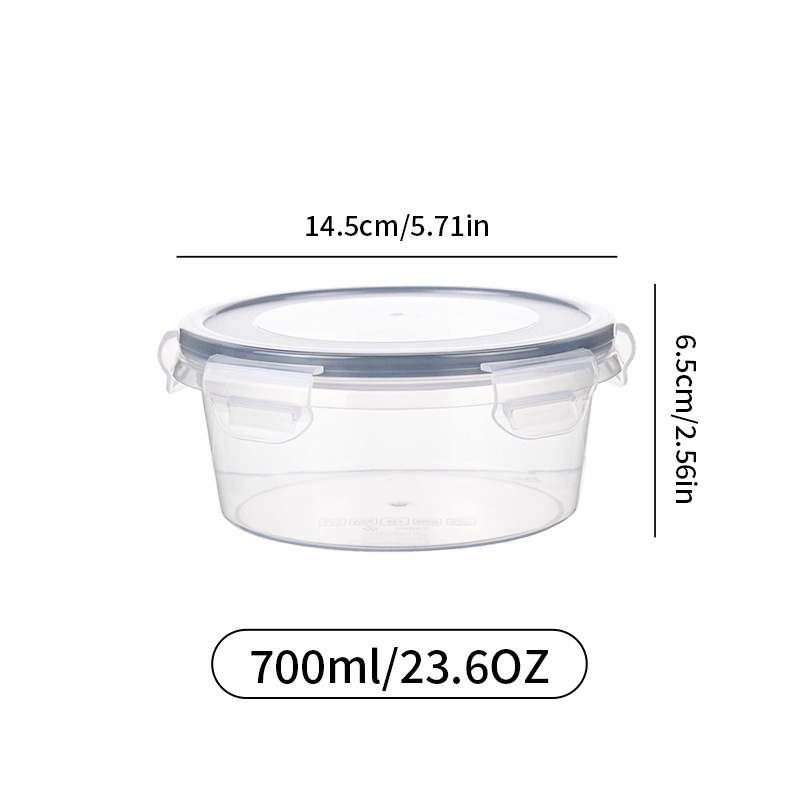 24er/12er Set Lebensmittel-Frischhalteboxen mit Deckel, mikrowellen- und gefriertauglich, Lagerbehälter, Brotdose für zur Arbeit - 11