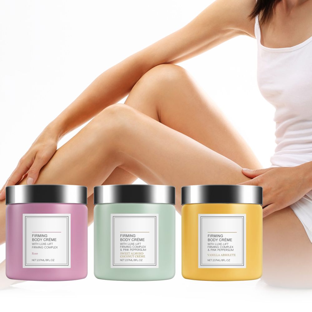 Feuchtigkeitspflege Körpercreme-Serie, Feuchtigkeitsspende, geschmeidige Haut, gleichmäßiger Hautton, Körperhautpflege, nährende feuchtigkeitsspendende Creme