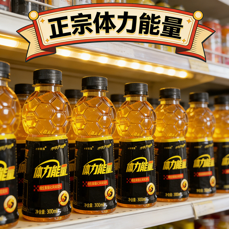 【厂家直发】体力能量300mL*6/12/24瓶强化牛磺酸维生素功能饮料 - 1