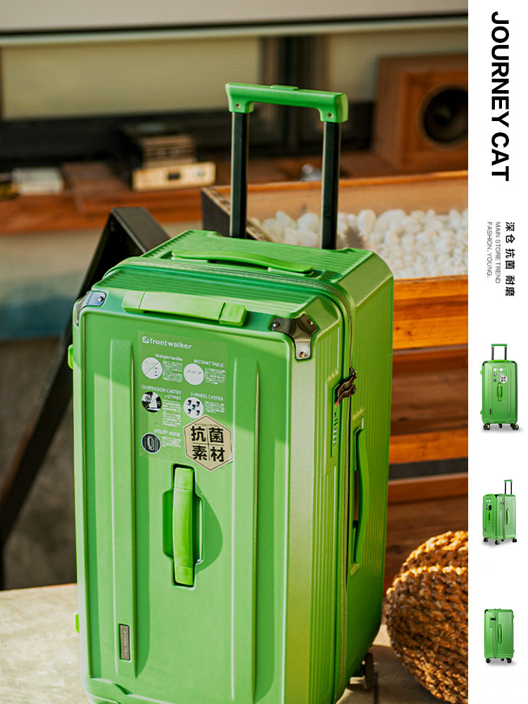 Men's export coded luggage, large capacity, silent universal wheels, reinforced zipper, wheeled bag for women, 28 inch.
