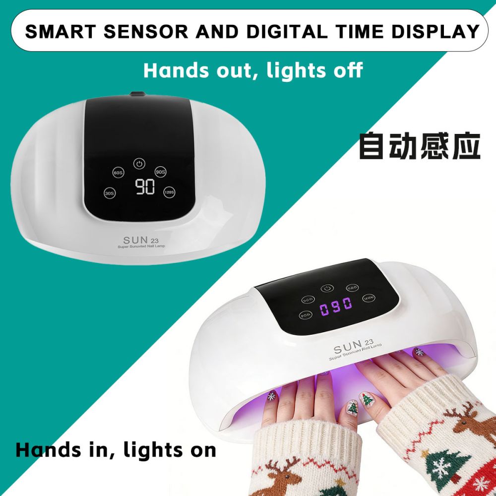 UV LED tırnak kurutma lambası çok fonksiyonlu jel tırnak için