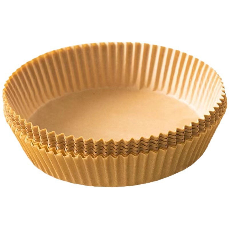 Heißluftfritteuse spezielle Papierbackenform Ölabsorbierende Papierkissen Lebensmittel-Silikonölpapier Folienschale Backbehälter Elektrofritteuse - 6