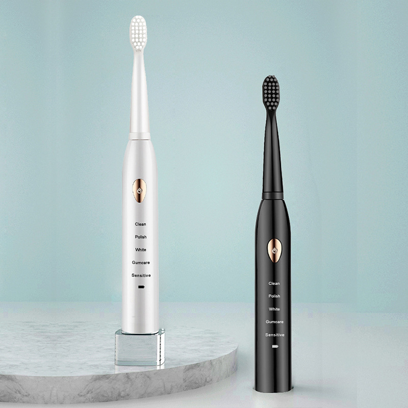 Electric Toothbrush Adult Rechargeable Soft Bristle Automatic Sonic Student Men Women Waterproof Couple Toothbrush Set 22