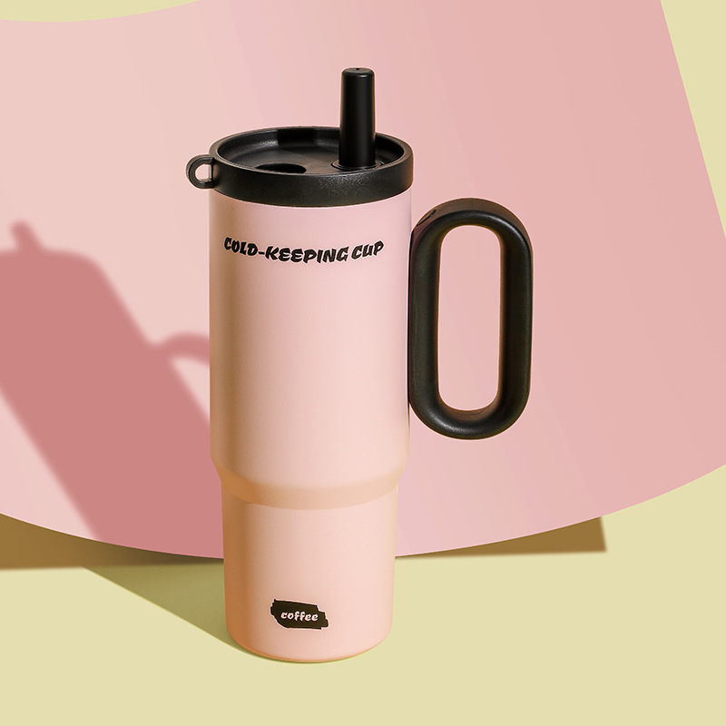 Ice Ba cup large capacity 316 stainless steel ceramic lined thermos cup, special car water cup, lightweight with a luxurious and premium feel. - 11
