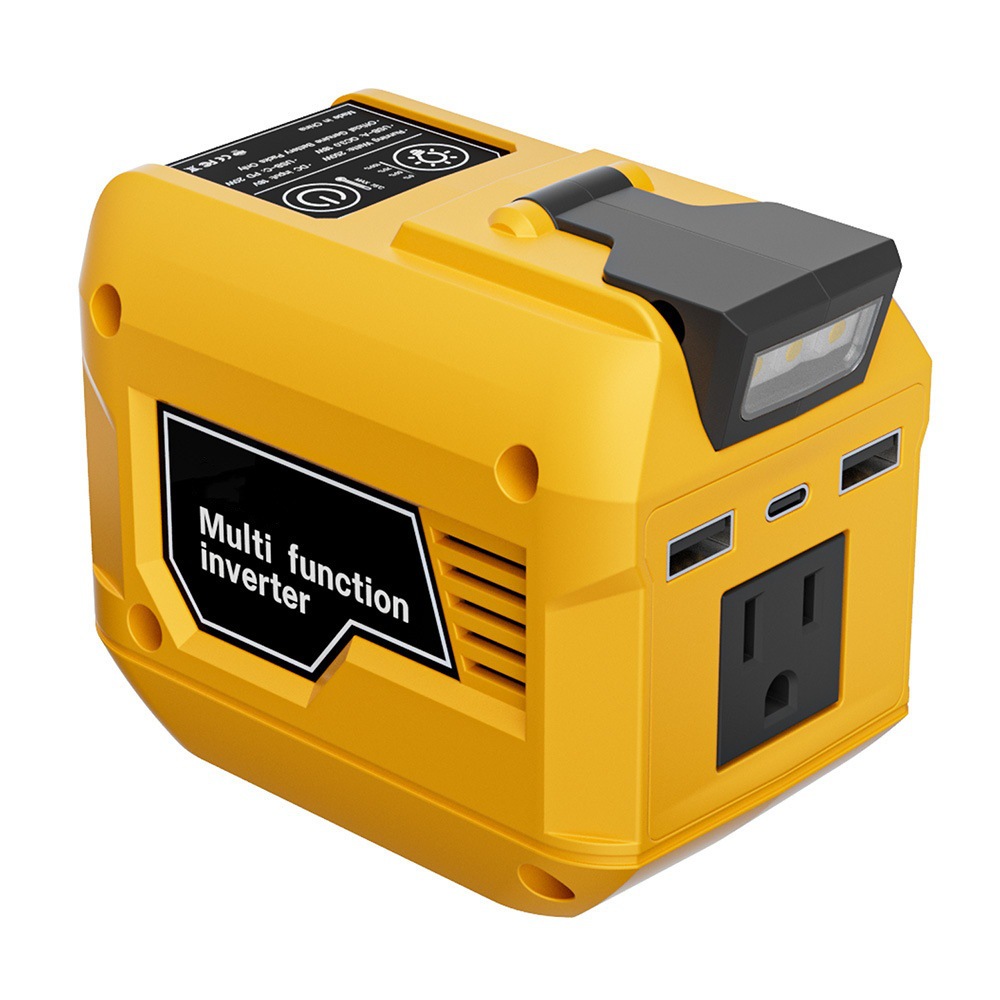 250W Araç Tipi İnvertör, Milwaukee, DeWalt, Makita 18V-20V Pil Uyumlu, 110V/220V