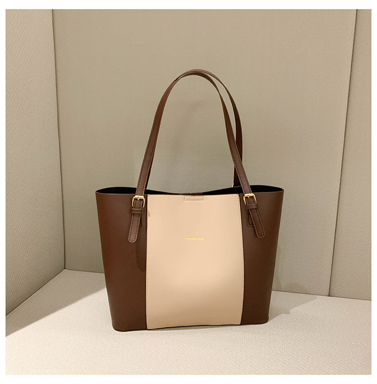 Carefully Selected Women's Shoulder Bag Large Atmospheric Commute Tote Bag Women's 2025 New Style Elegant Large Capacity Single Shoulder Hand Carry PU Tote Bag - 7