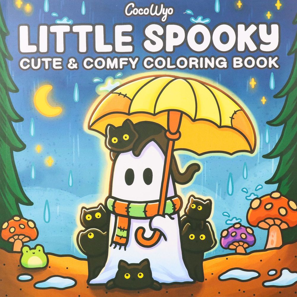儿童绘本跨境热销生日礼物涂鸦本Coloring Book青少年怪兽填色本