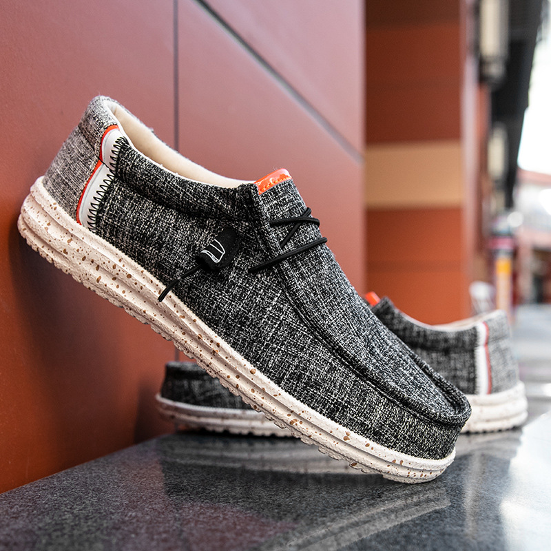Büyük numara slip-on loafer ayakkabı, 48 numara hafif kanvas