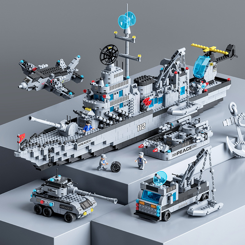 LEGO-kompatible Bausteine, Liaoning Flugzeugträger Militärmodell - 1