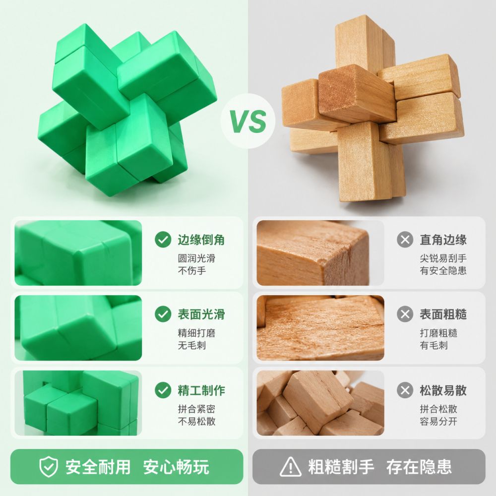 3D打印六通鲁班锁儿童益智玩具批发摆摊首选电商跨境畅销