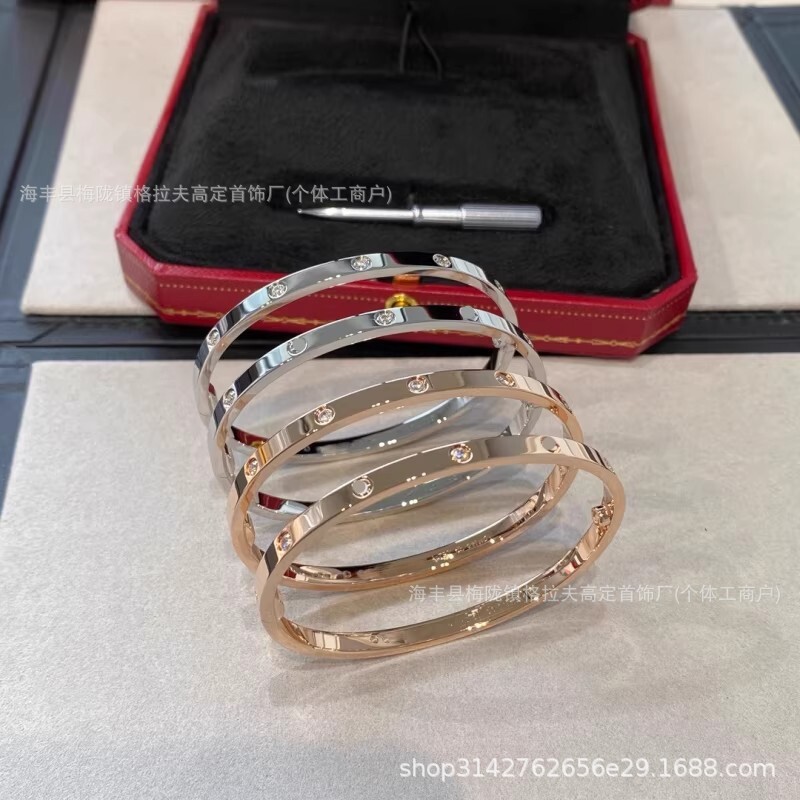 Love yıldız bileklik, zirkon taş, 18K altın kaplama, erkek kadın - 1
