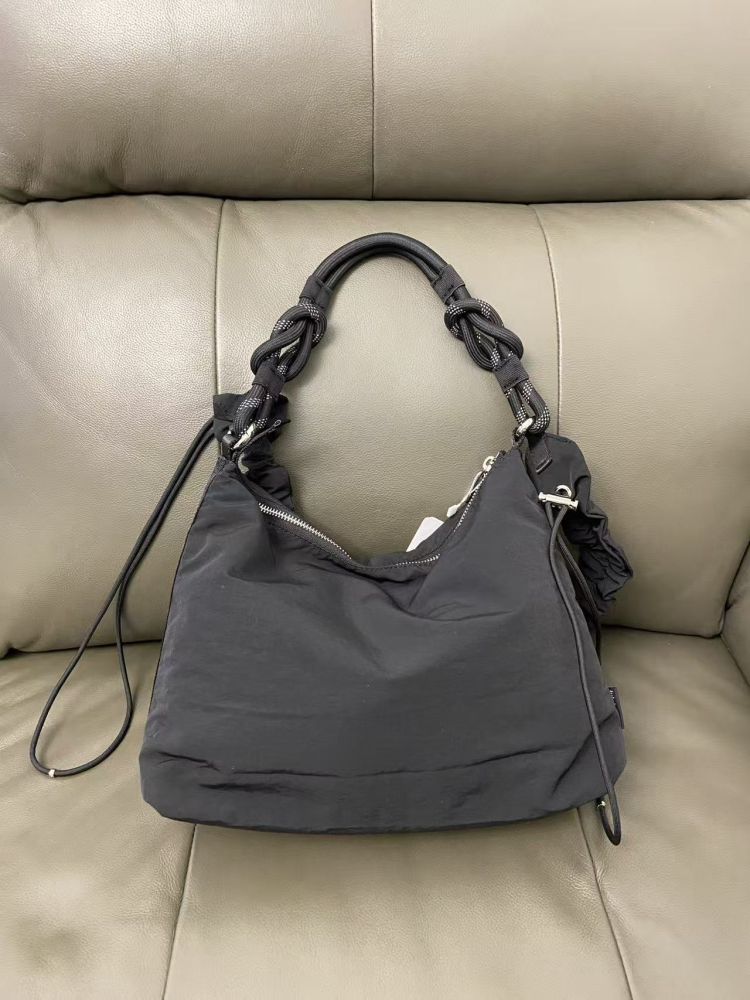 LU Convertible 1.5L 6.5L 16L Large Capacity Hobo Bag Pleated Cloud Crossbody Underarm Bag - 10