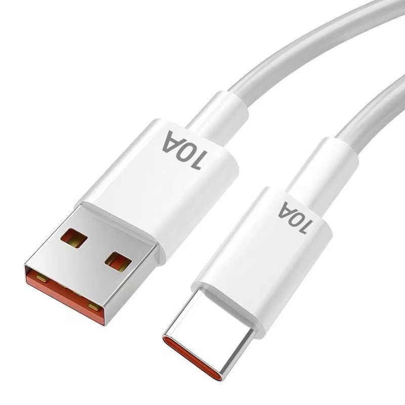 10A süper hızlı şarj cep telefonu veri kablosu şarjı için uygun Huawei 120W süper hızlı şarj tipi-c veri kablosu