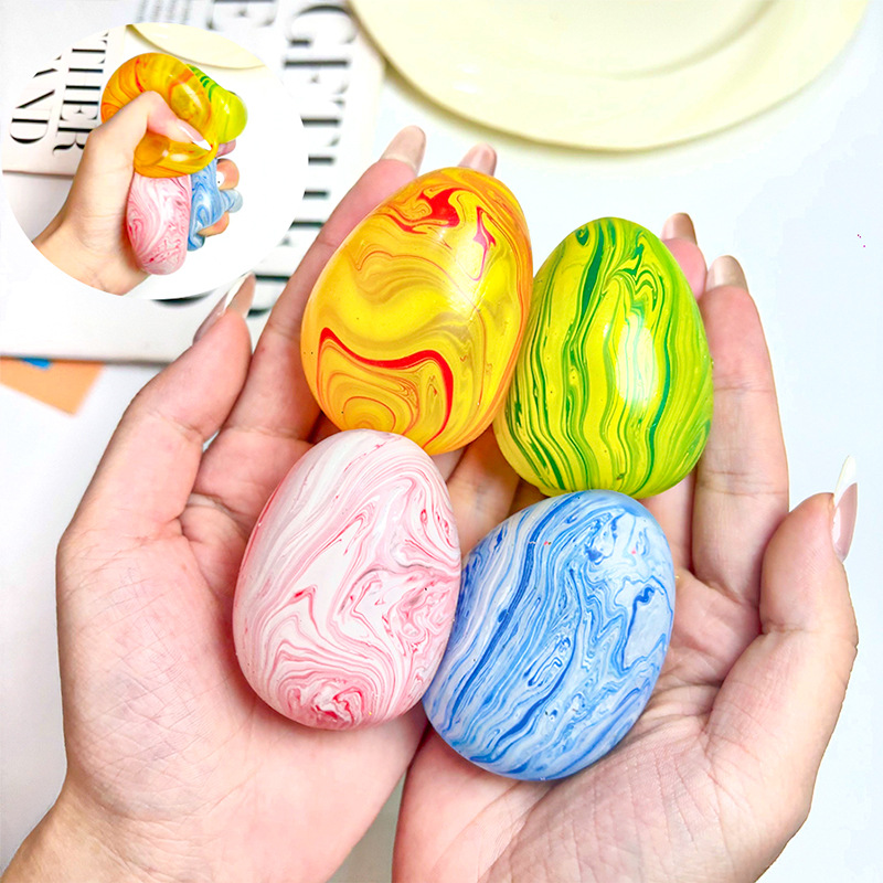 Egg-Shaped Squishy Toy, Easter Gift, Slow Rebound Stress Relief