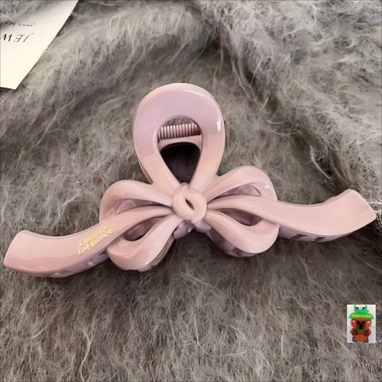 Large Bow Hair Clips Shark Clips Hair Accessories for Women 2026 Back of Head Clips Hair Ornaments Autumn Fresh Sweet Style - 9