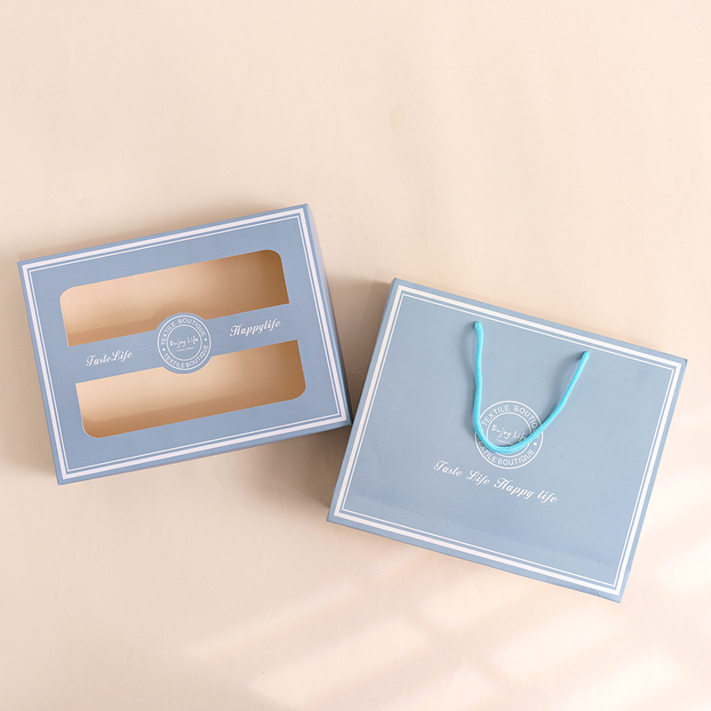 Two-Piece Towel Gift Box Set for Weddings and Events