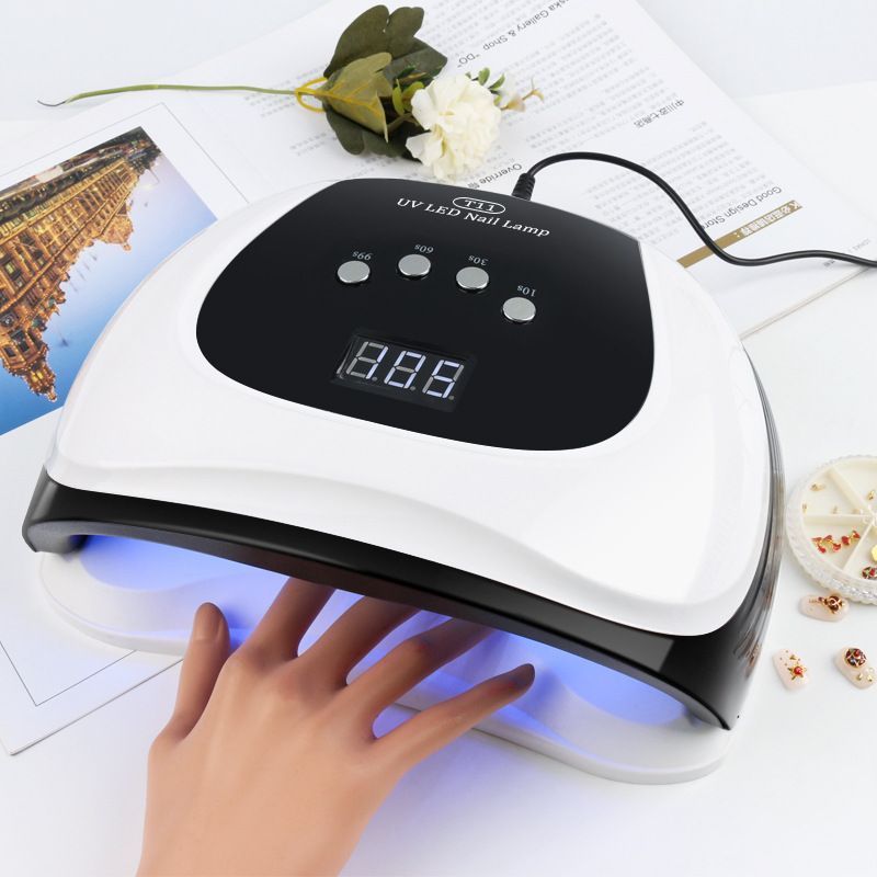 Tırnak fototerapi makinesi, tırnak salonu oje UV oje giyilebilir tırnak kürleme çabuk kuruyan jel tırnak salonu pişirme lambası sınır ötesi