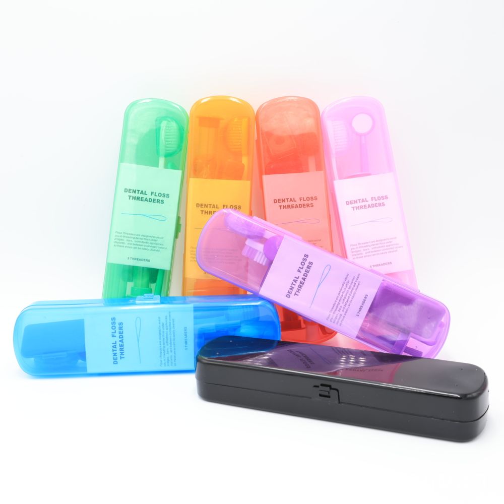 Braces cleaning kit, 8-piece set, protective wax floss