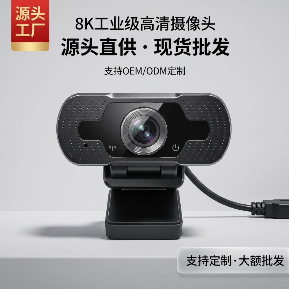跨境爆款高清1080P电脑笔记本网络摄像头带麦克风家用办公视频机