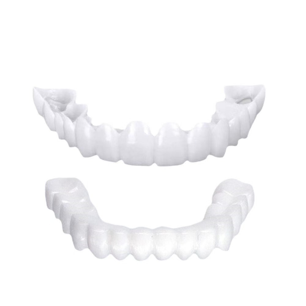 Snap-On Smile Silicone Simulated Teeth Cover, Upper and Lower, Boxed - 6