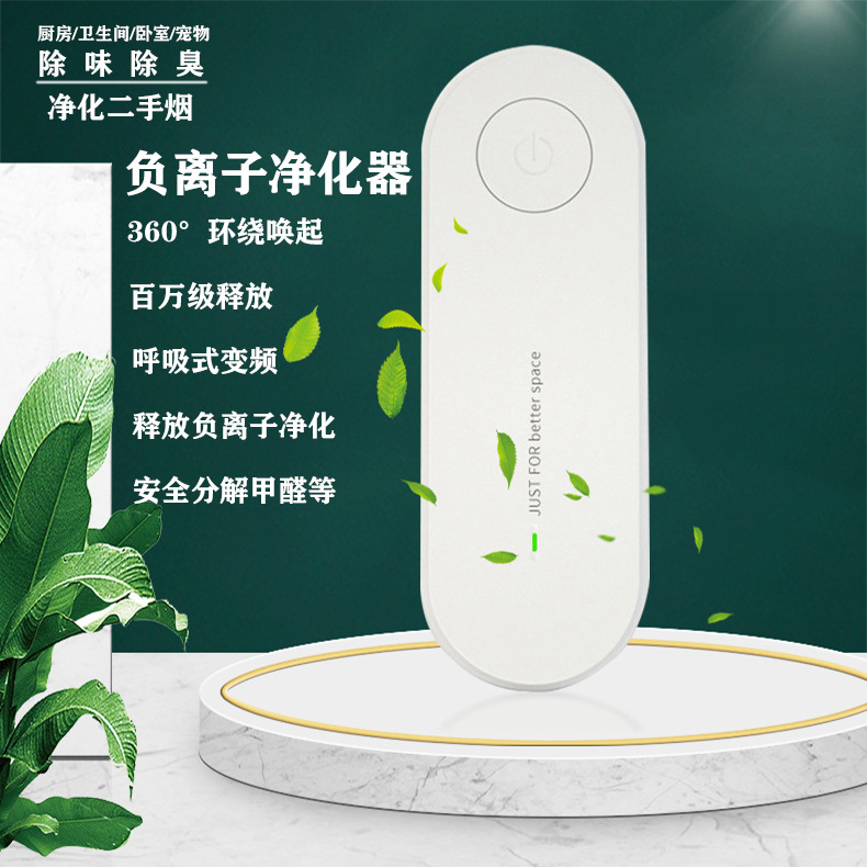 Negative Ion Air Purifier Amazon Small No Consumables Secondhand Smoke PM 2.5 Toilet Kitchen Cleaner