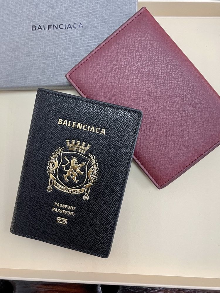Passport wallet, genuine leather, first layer cowhide, card holder