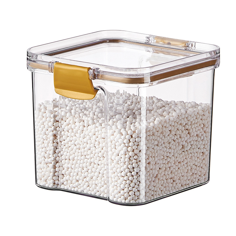 6-Compartment Storage Box Sealed Jar with LOGO, Six-Grid Grain Storage Jar, Four-Divided Soup Ingredient Jar, Compartmented Tea Storage Canister