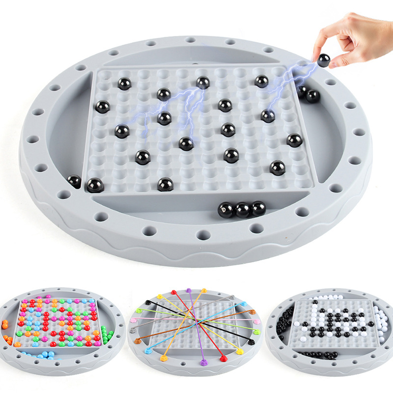 亚马逊儿童磁力效应棋桌游训练专注力棋类益智思维逻辑对战棋玩具