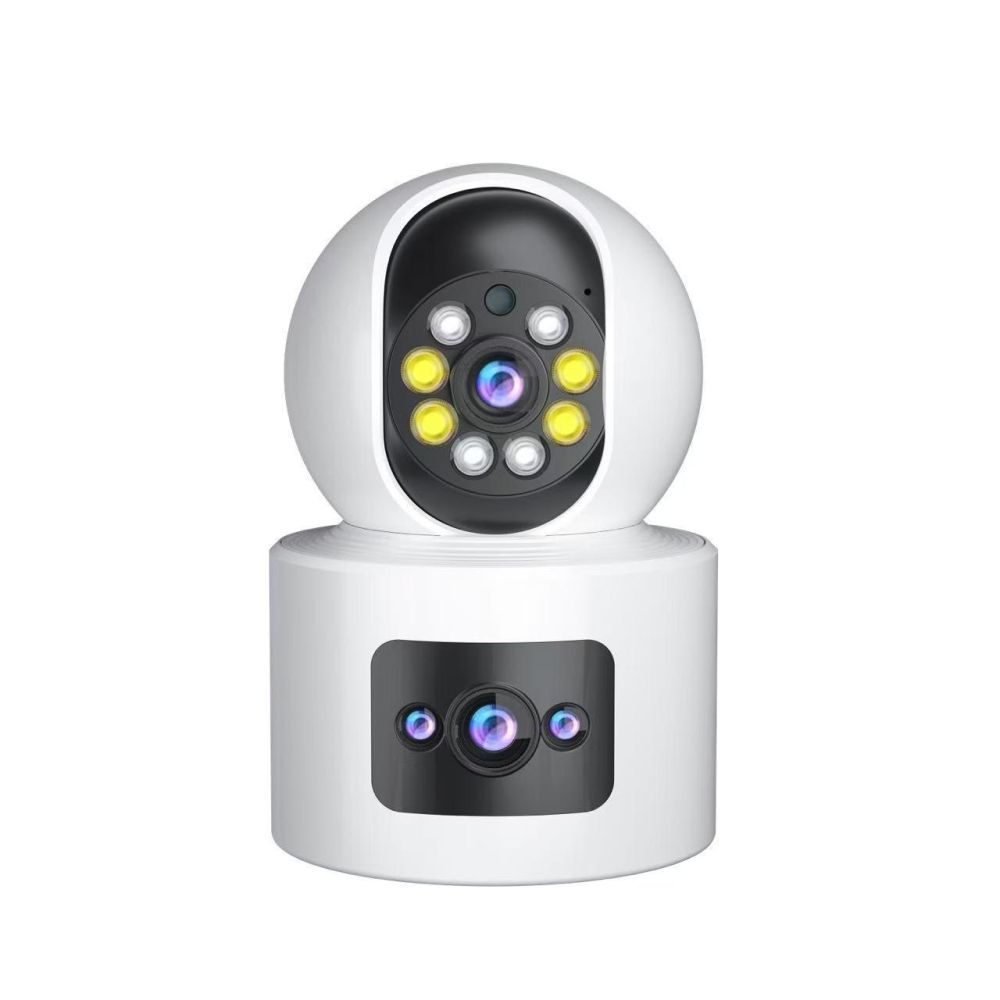 AL HD Surveillance Camera AC-Powered Home Security Camera Remote Control via Mobile Phone No Internet Required Indoor Panoramic View Camera