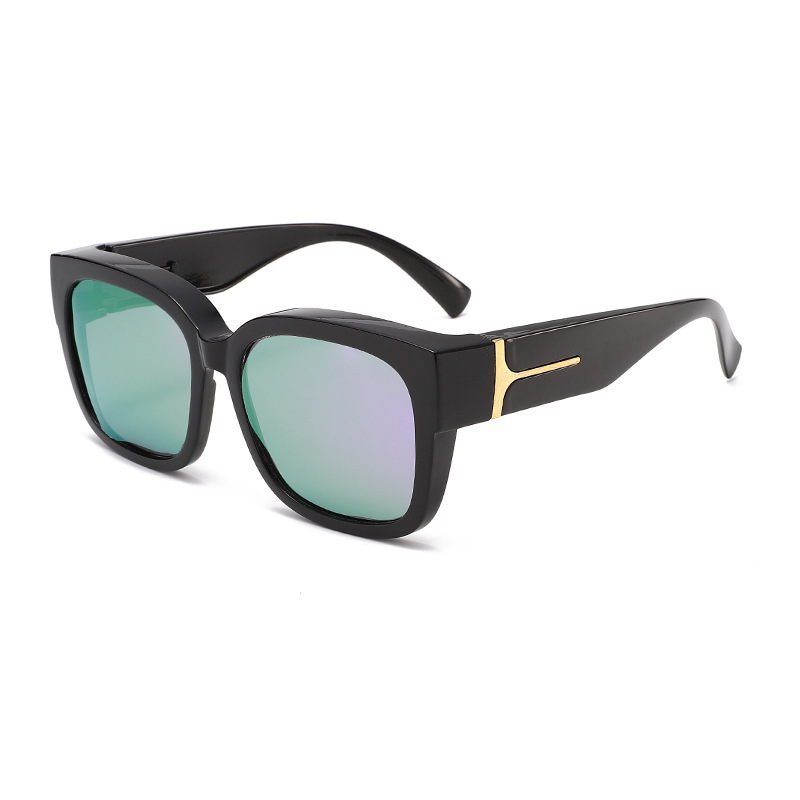 T-förmige neue europäische und amerikanische Cross-Border-Sonnenbrille, passend über Brillen, polarisierte Sonnenbrille, Herren- und Damenbrillen, Amazon - 11