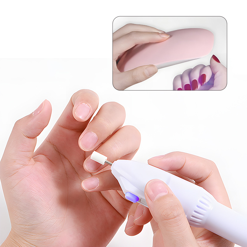 Home nail UV lamp manicure machine set with dryer