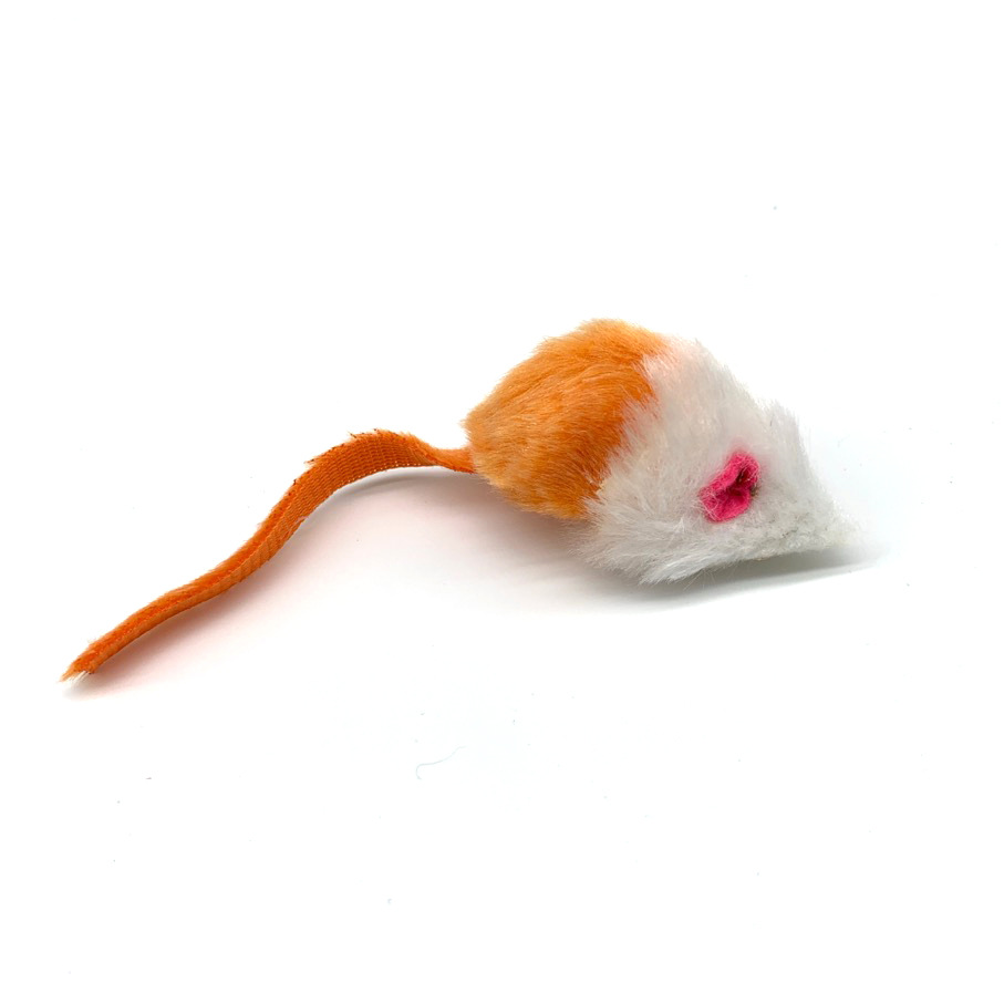 Plush Mouse Cat Toy, Colorful Small Mouse for Entertainment - 1