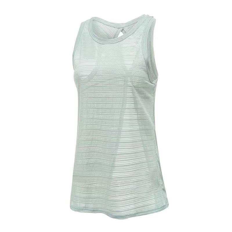 2026 New Style Yoga Vest for Women Quick-Dry Sports Top Beautiful Back Sleeveless Cover-Up Loose Fitness Wear Women's Blouse