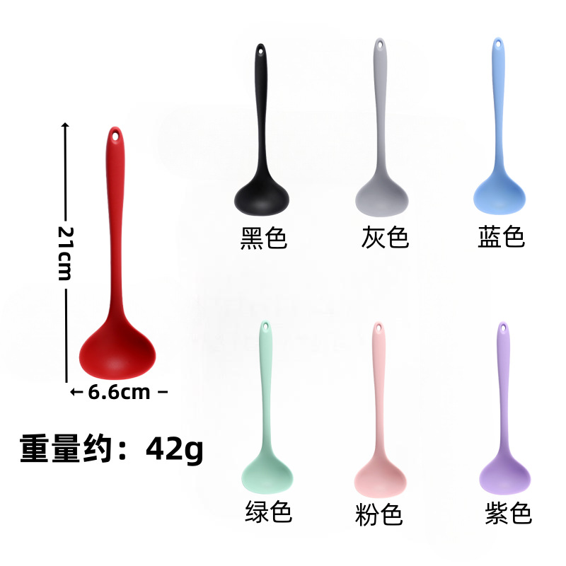 Silikon spatula, yapışmaz tavalar için özel silikon spatula, ev pişirme spatulası, yüksek sıcaklığa dayanıklı gıda sınıfı mutfak eşyaları seti spatula - 9