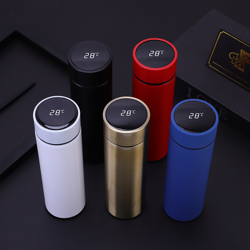 304 Stainless Steel Smart Insulated Bottle, Portable, Large Capacity, Custom Logo
