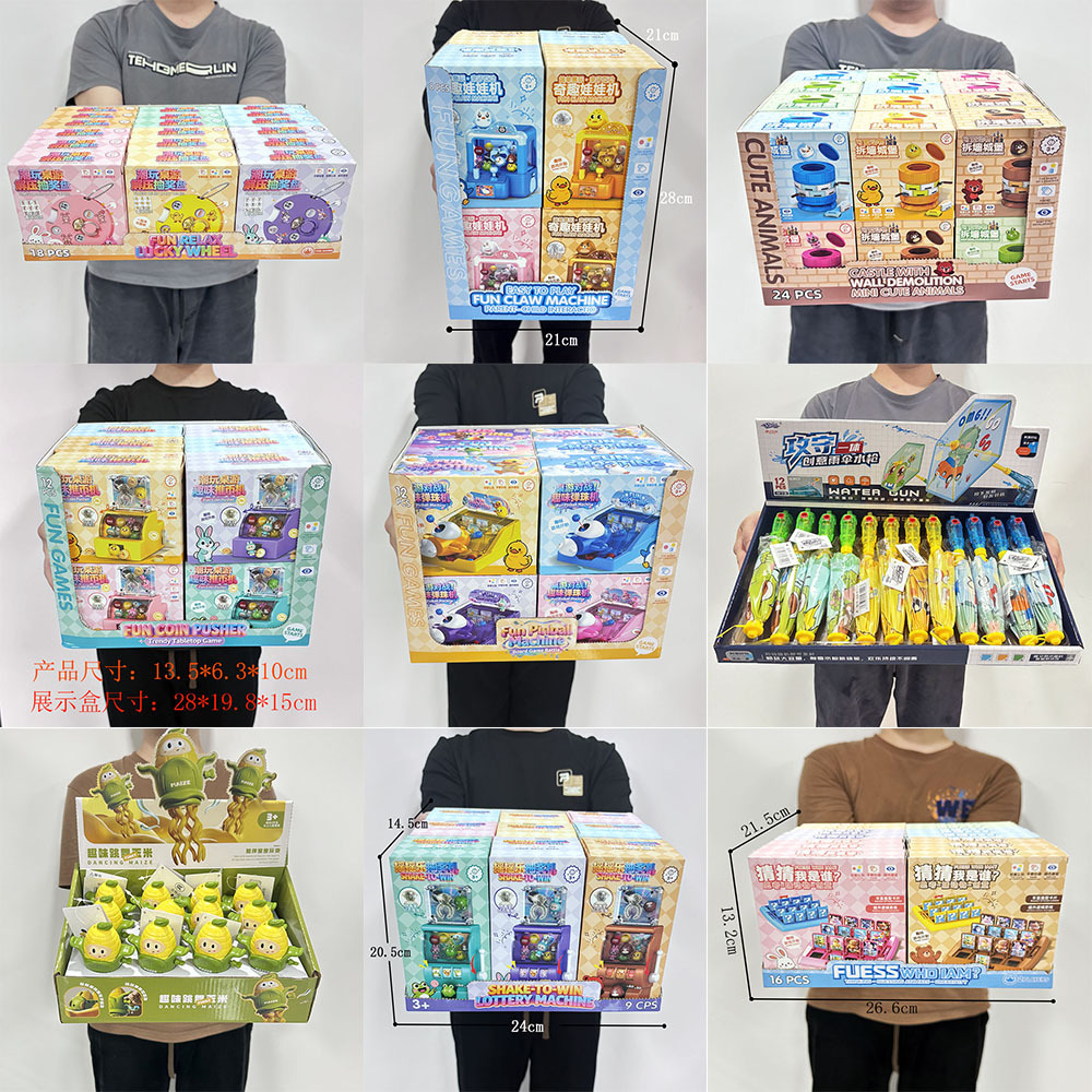 Tabletop Gacha Capsule Vending Machine Game for Kids, Educational Stress-Relief Toy - 1