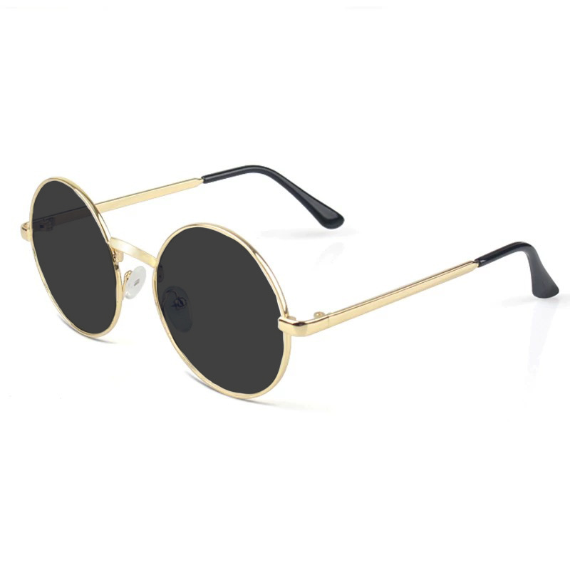 Herrensonnenbrille Retro Rundrahmen polarisierte Sonnenbrille UV-Schutz Blendschutz HD-Fahrbrille Fahrerbrille - 7