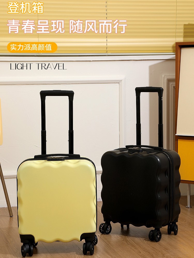 Children's suitcase 18 inch silent wheel portable box cartoon mini stylish internet celebrity cabin size luggage wholesale