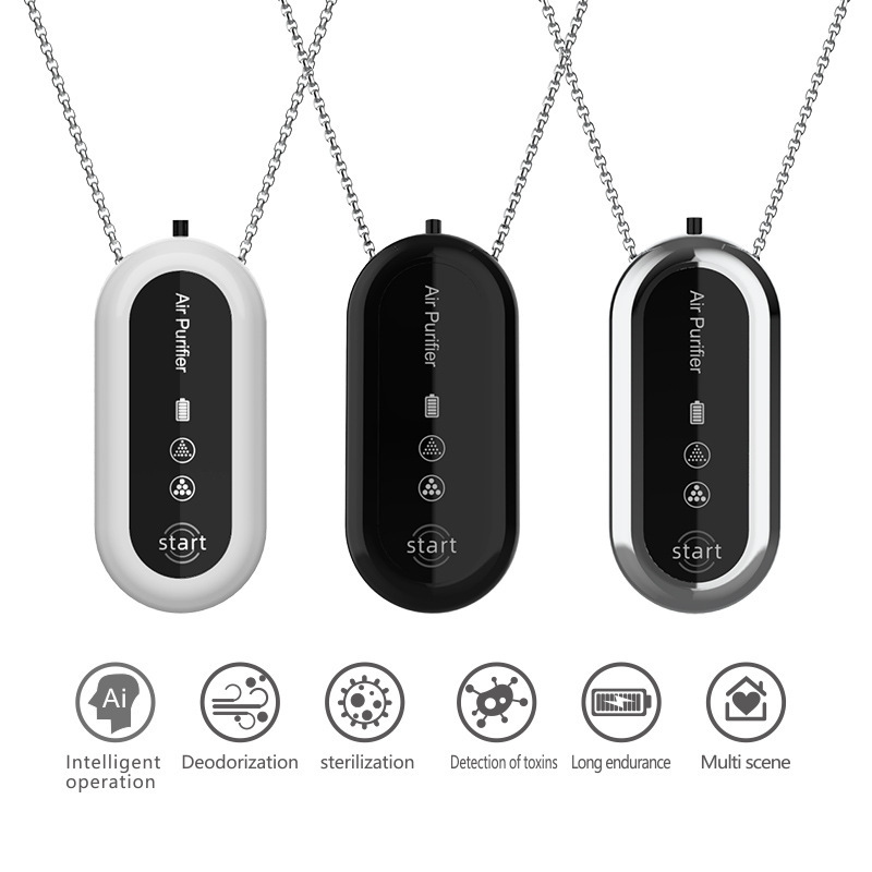 New Mini Hanging Neck Air Purifier Portable Personal Air Purifier Pendant Air Purifier Small