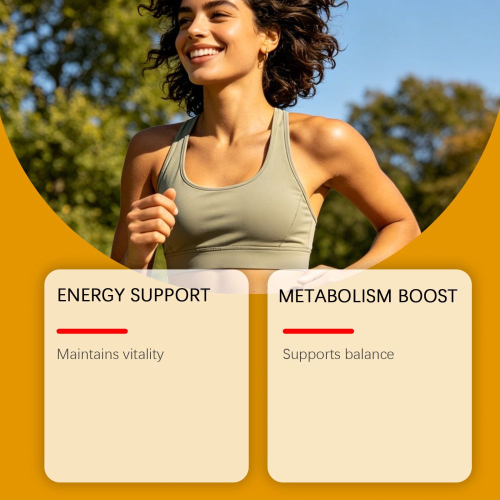 Vitalitäts-Unterstützungskapseln mit verschiedenen Inhaltsstoffen zur Unterstützung des täglichen Energiegleichgewichts und zur Förderung der körperlichen Vitalität Kapseln