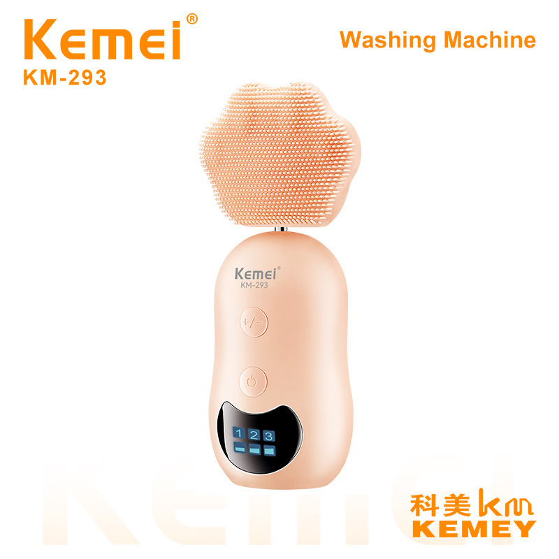 Kemei KEMEI cross-border multifunctional face cleansing massage, skin purifying and shaping, compact mini high-speed adjustable face cleanser