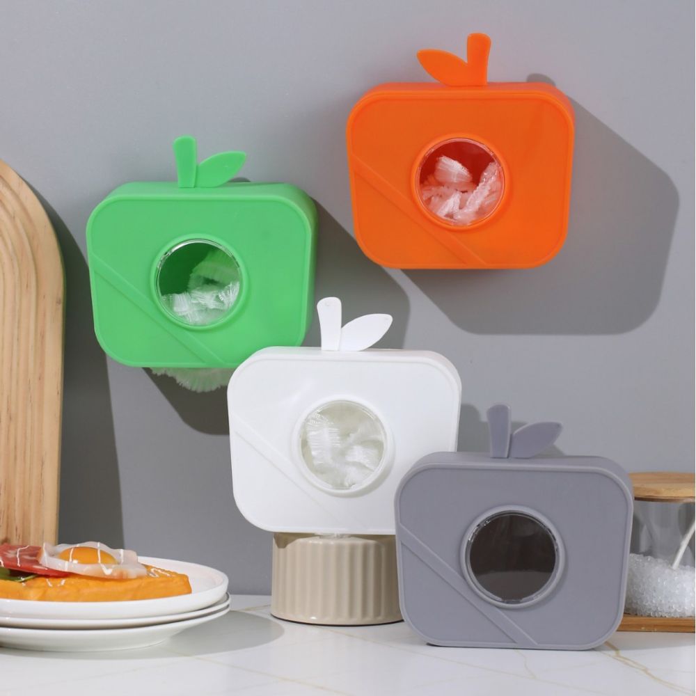 Neue Frischehaltungstasche, Kunststoff-Aufbewahrungsbox mit Folie, abnehmbarer Frischehaltungsdeckel, Einweg-Duschhaube-Aufbewahrung und -Organistion, Küchenaufbewahrung - 3